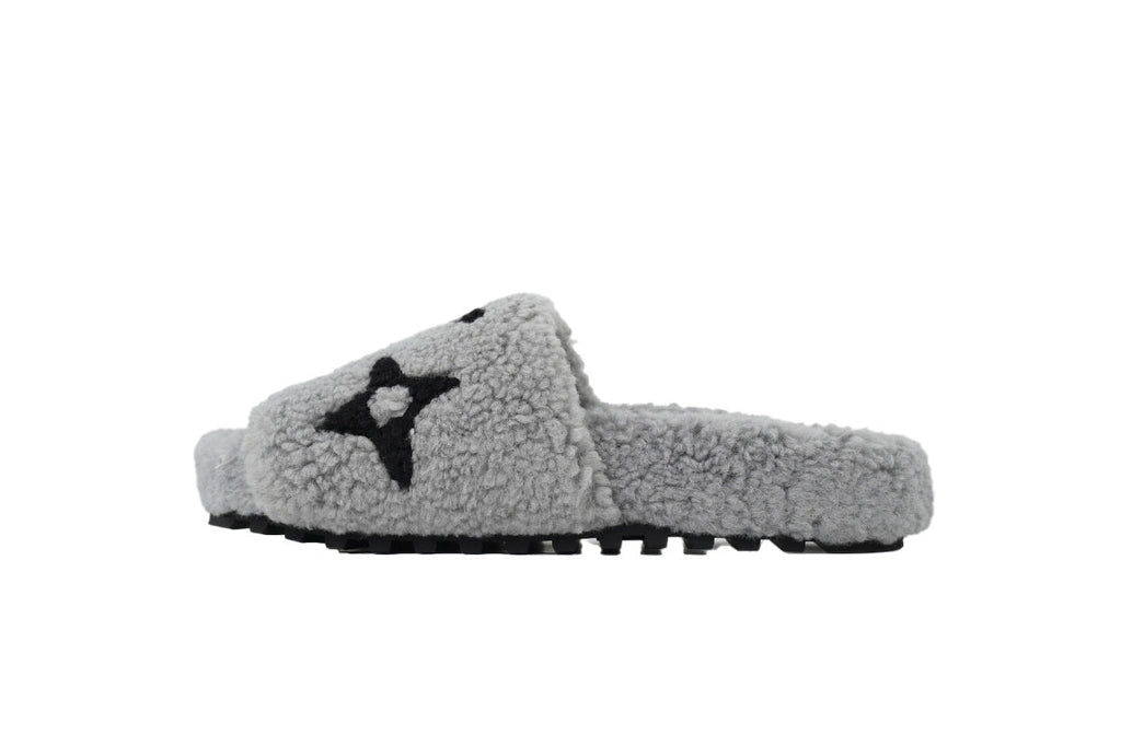 Louis Vuitton Teddy Slide Sandals 【Grey】