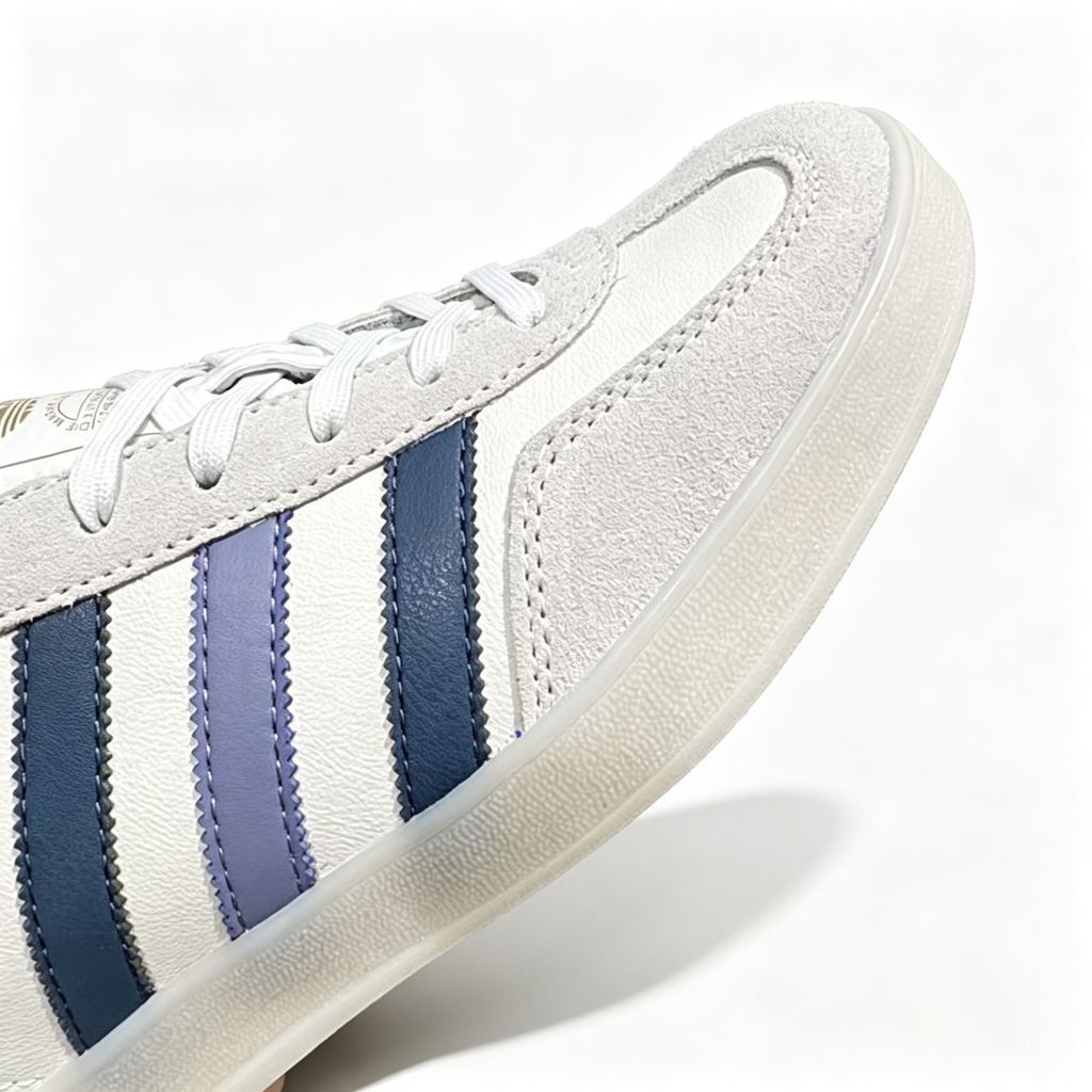 Adidas Originals Gazelle Indoor 'Off White / Dark Blue / Purple'