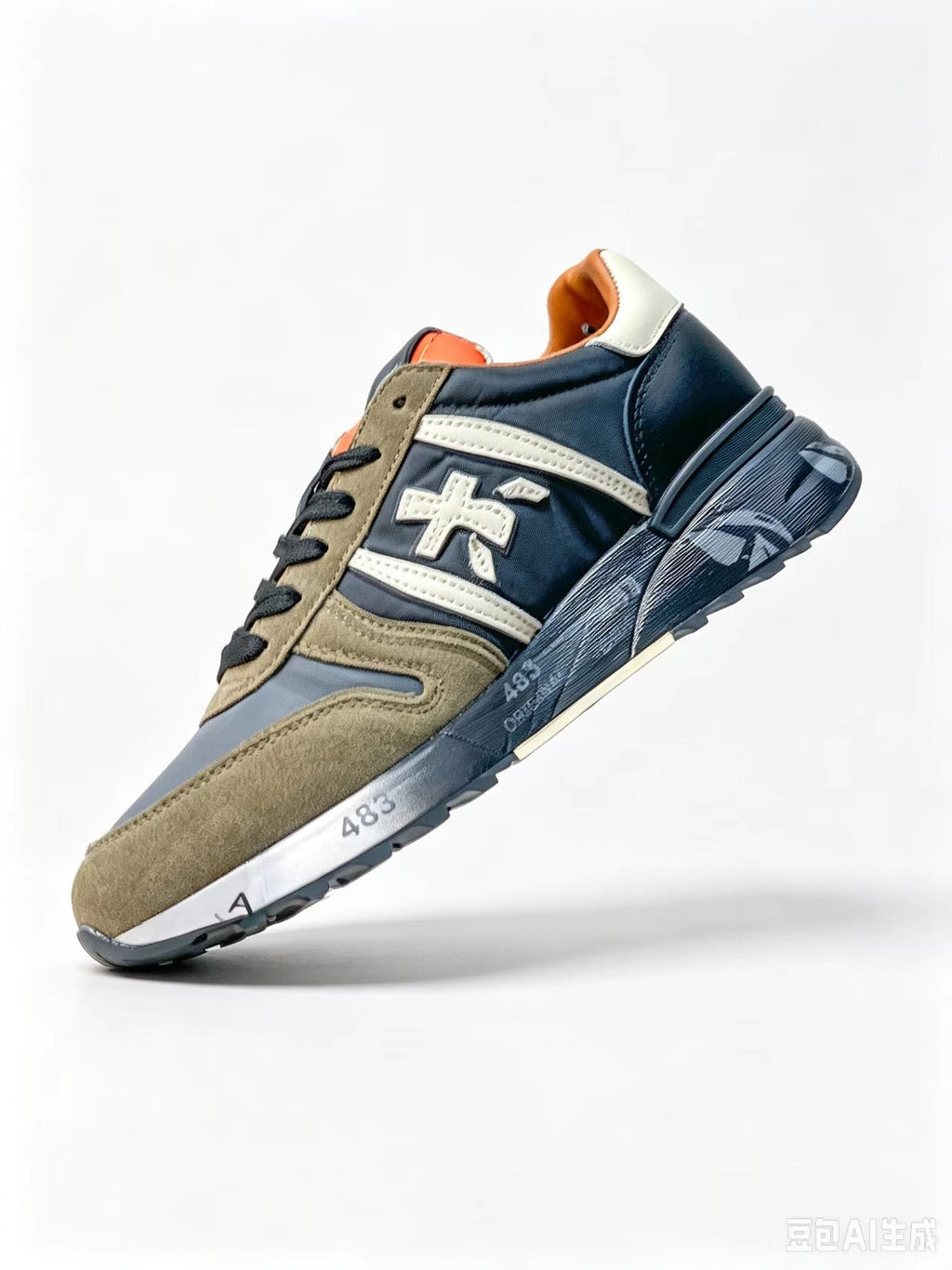 Premiata Retro Low-Top Sneakers | Military Green | Suede & Cowhide | EU 38–45
