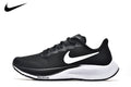 Nike Air Zoom Pegasus 37 – Black / White Mesh Running Sneakers