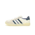 Adidas Originals Gazelle Indoor – Cream / White / Slate Blue Gum Suede & Leather Low-Top Sneakers