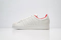 adidas Originals Superstar – White Croc-Embossed Upper with Red Lining & White Shell Toe