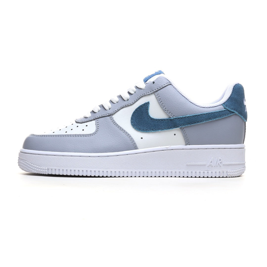 Nike Air Force 1 '07 LV8 Low 'Wolf Grey / Diffused Blue' – Premium Tonal Sneaker