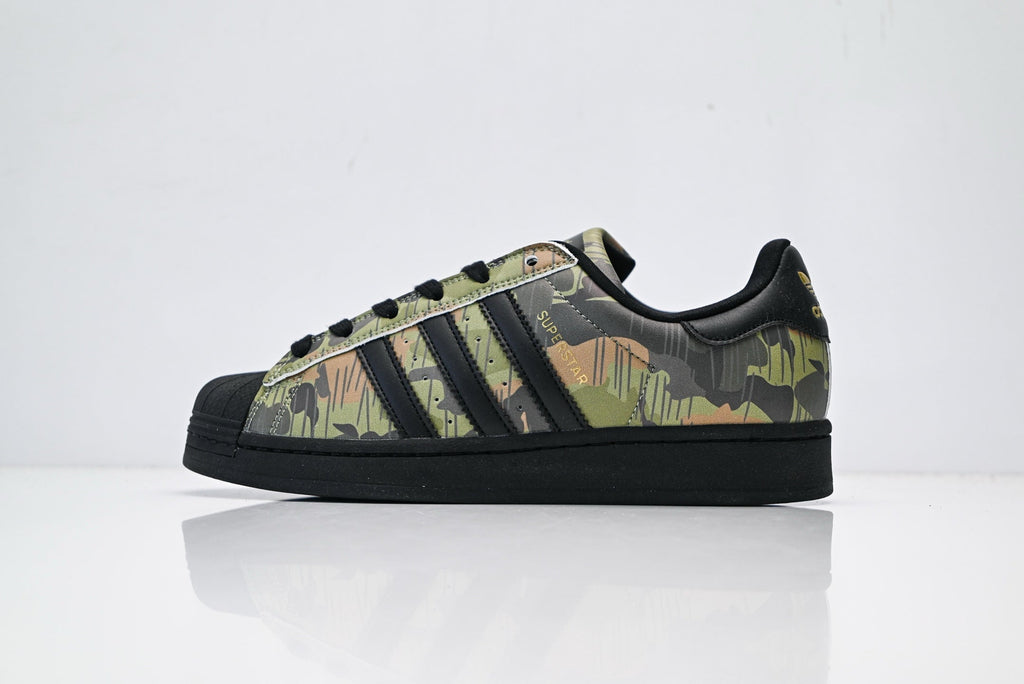 adidas Originals Superstar – Black Camo Print Shell Toe