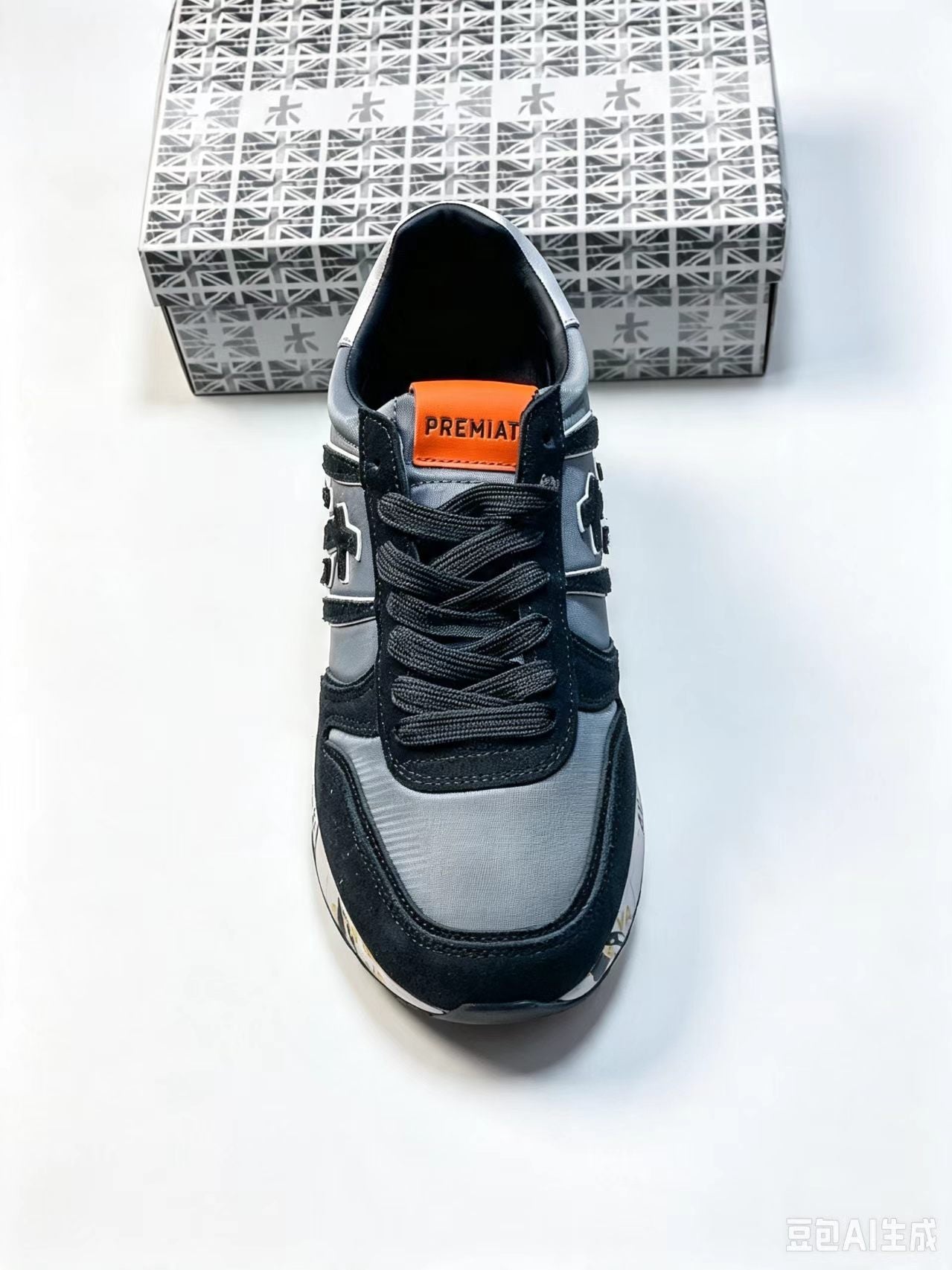 Premiata LANDER 483 Low-Top Sneakers | Union Jack Detail | EU 37–45