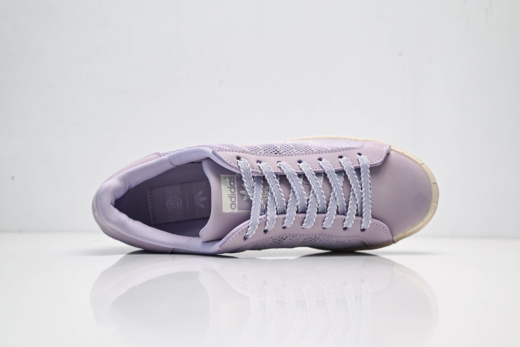 adidas Originals Superstar – Light Purple Mesh Upper with Beige Shell Toe