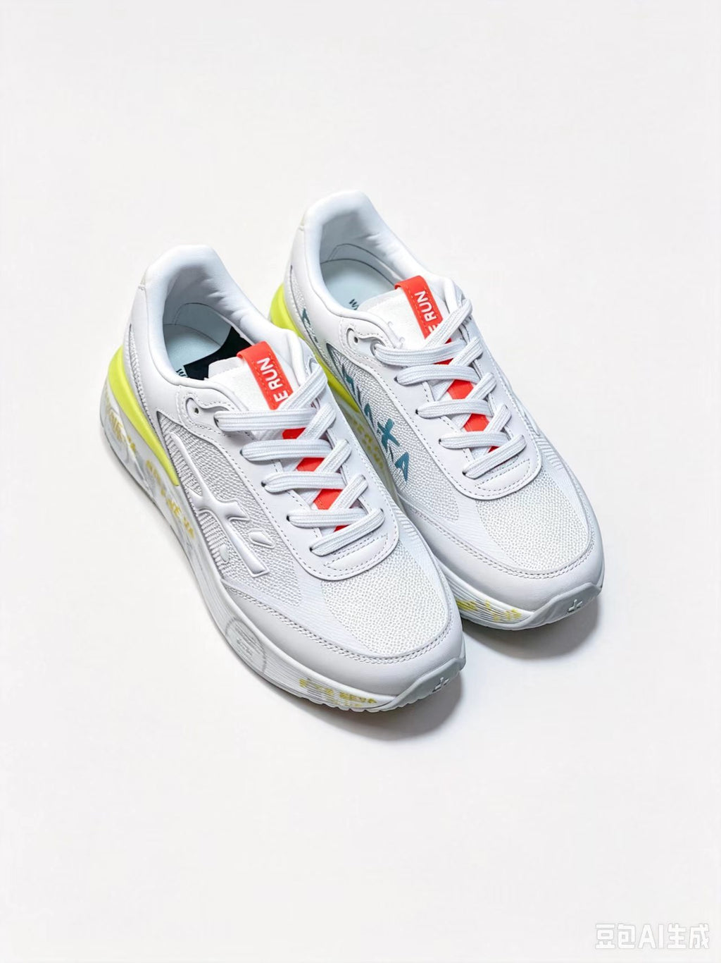 Premiata Moerun 6822 Low-Top Sneakers | Union Jack Detail | Sizes 37–45