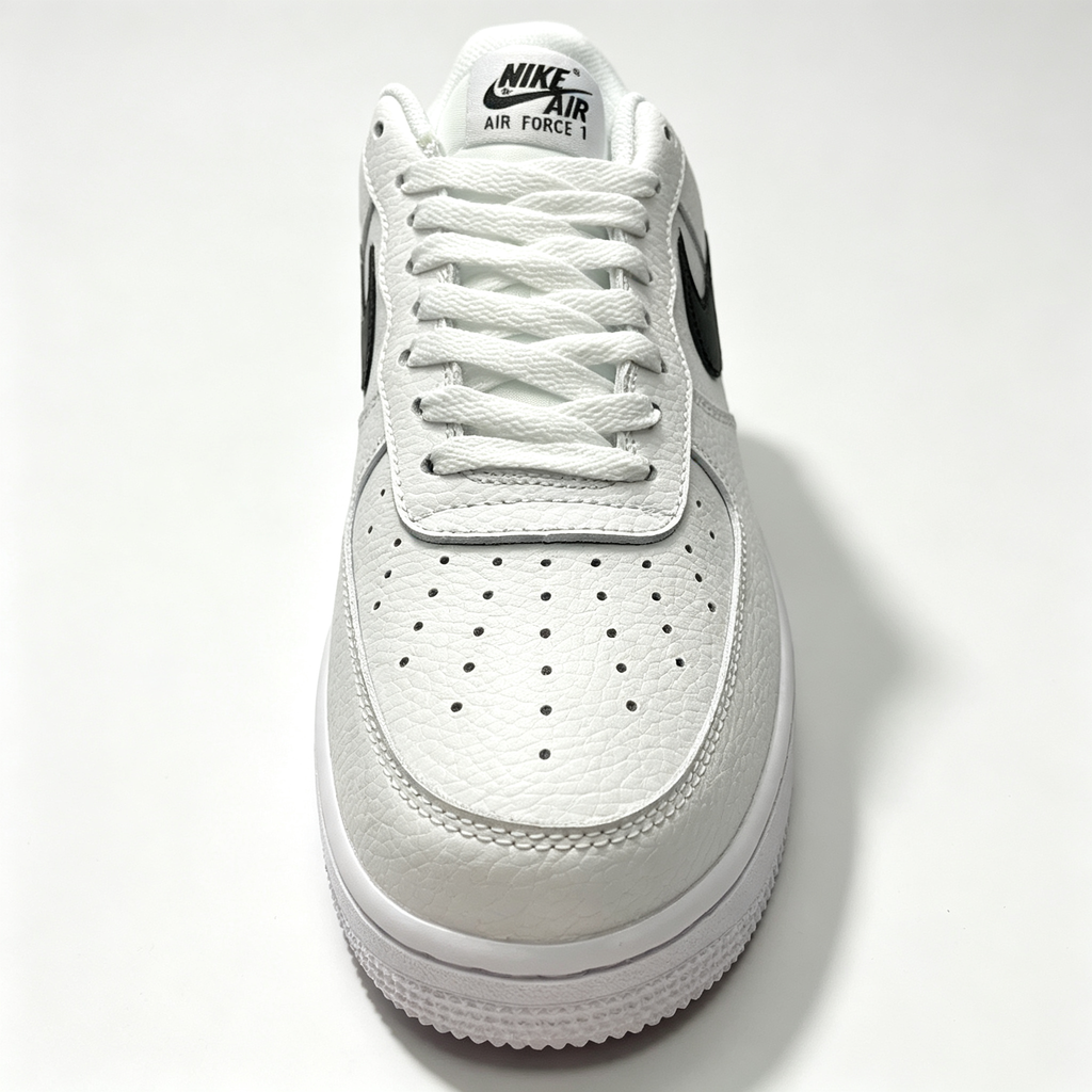 Nike Air Force 1 '07 Low 'White Black' – Premium Leather Low-Top Sneaker