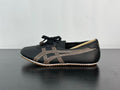 VERSACE × Onitsuka Tiger "Tai-Chi Sakura" Low-Top Sneakers | Black & Gold | Leather & Suede | EU 36–41.5