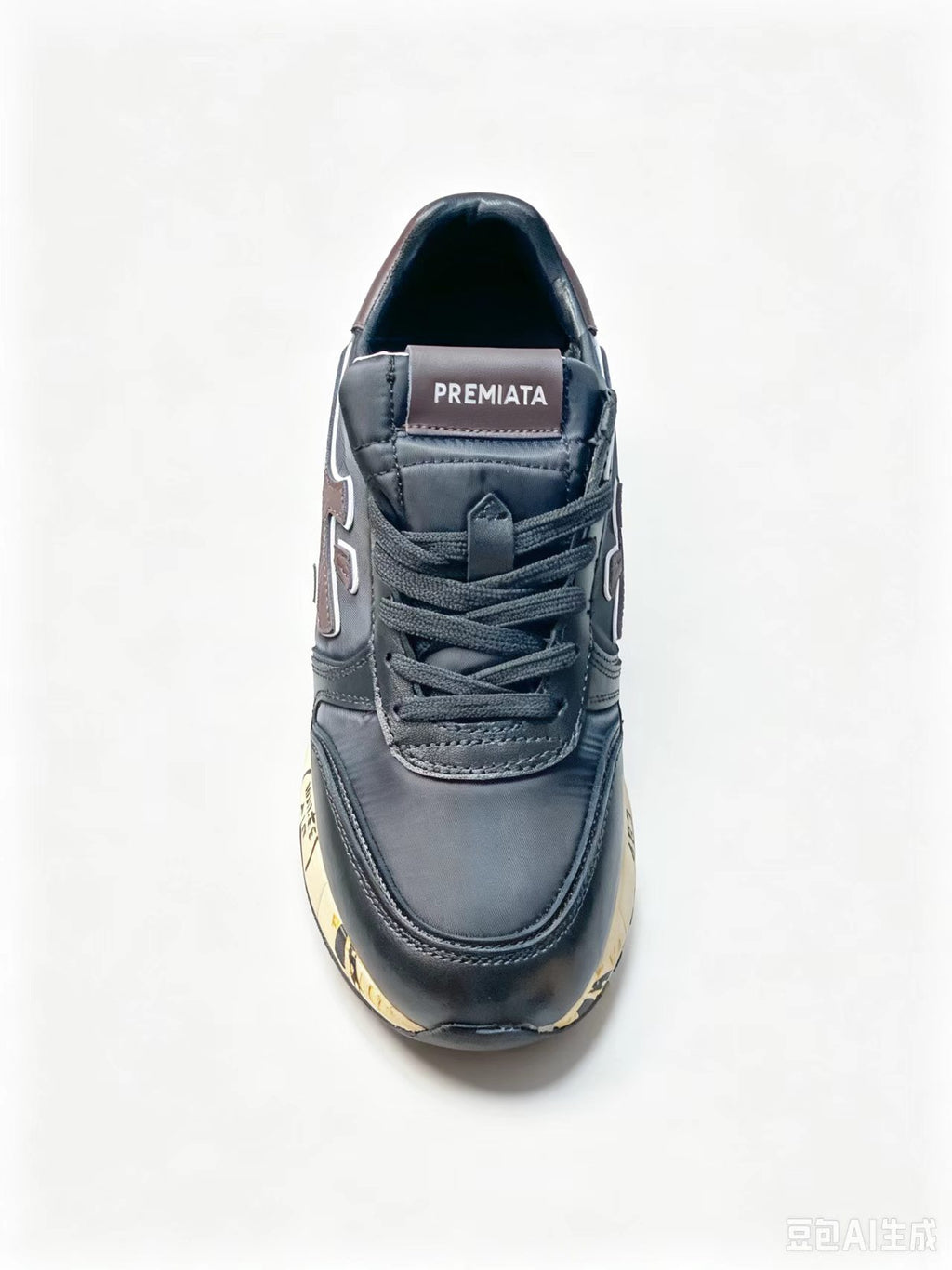 Premiata Retro Low-Top Sneakers | Black & Red | Suede & Cowhide | EU 38–45