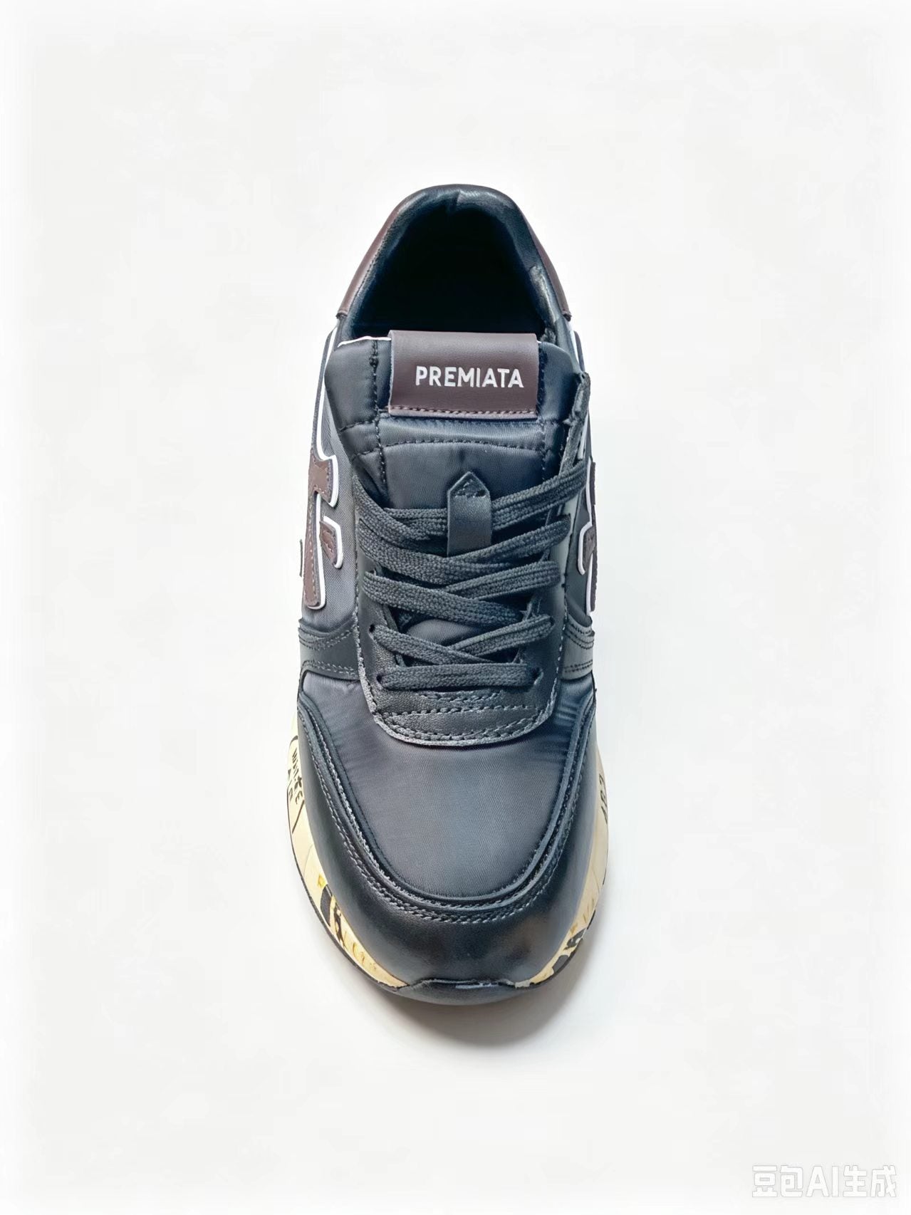 Premiata Retro Low-Top Sneakers | Black & Red | Suede & Cowhide | EU 38–45