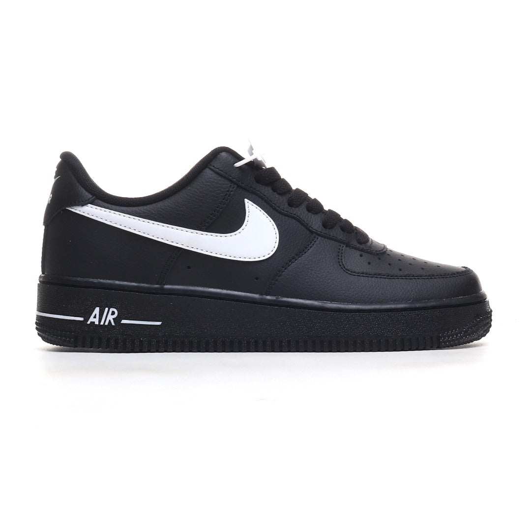 Nike Air Force 1 '07 Low Men's 'Black / White' – Premium Leather Sneaker