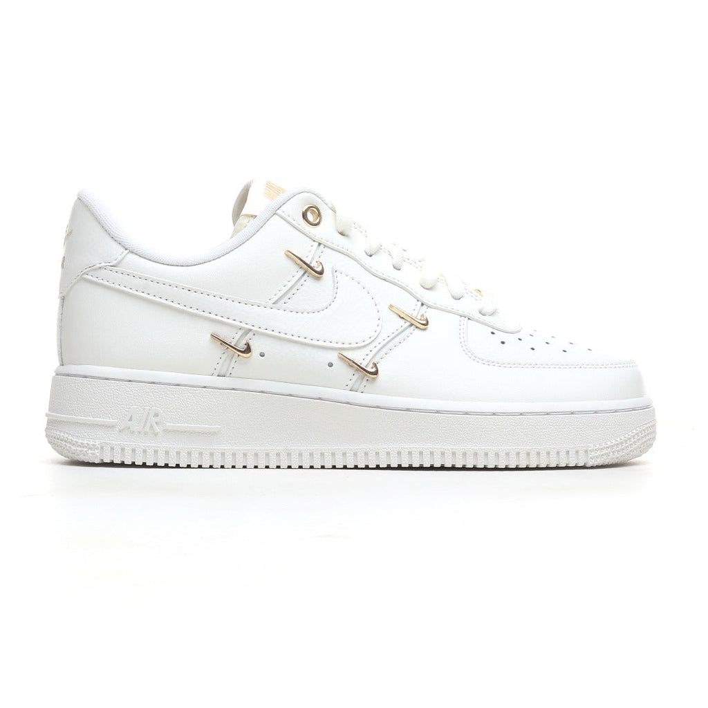 Nike Women's Air Force 1 '07 LX 'Sail / Metallic Gold' – Multi Mini Swoosh Sneaker