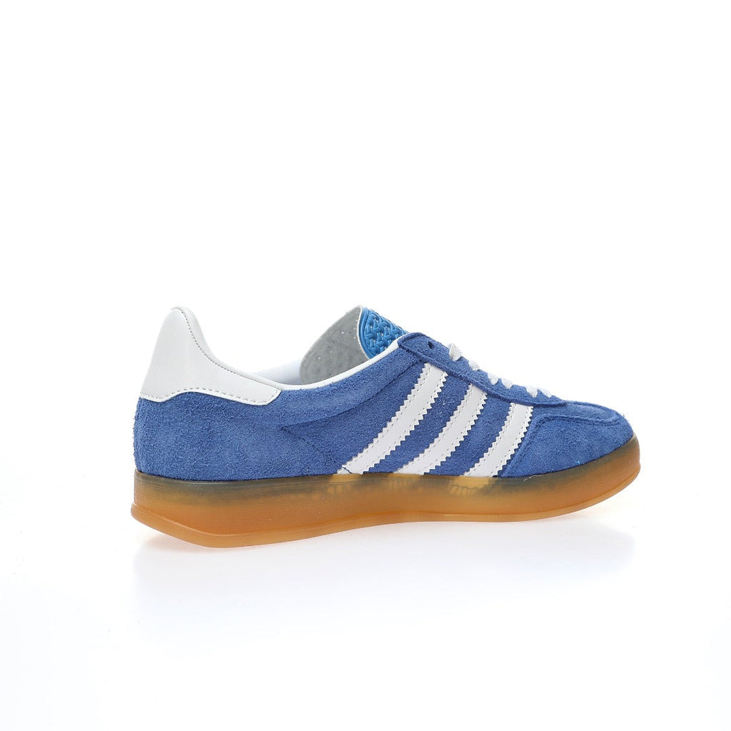 Adidas Originals Gazelle Indoor – Blue / White Gum Suede Low-Top Sneakers