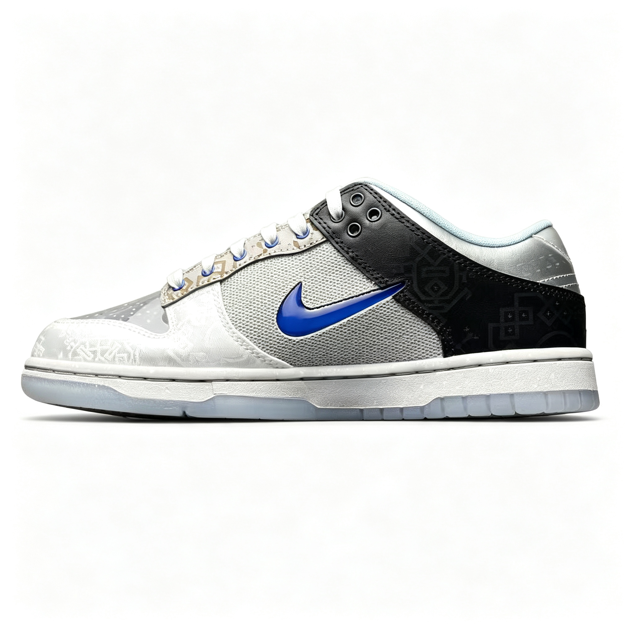 Nike Dunk Low 'Beige Peach' — Mixed-Material Textured Sneakers