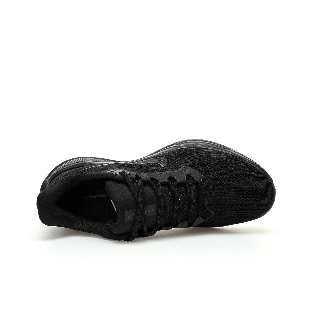 Nike Air Zoom Pegasus – All-Black Mesh Athletic Running Sneakers