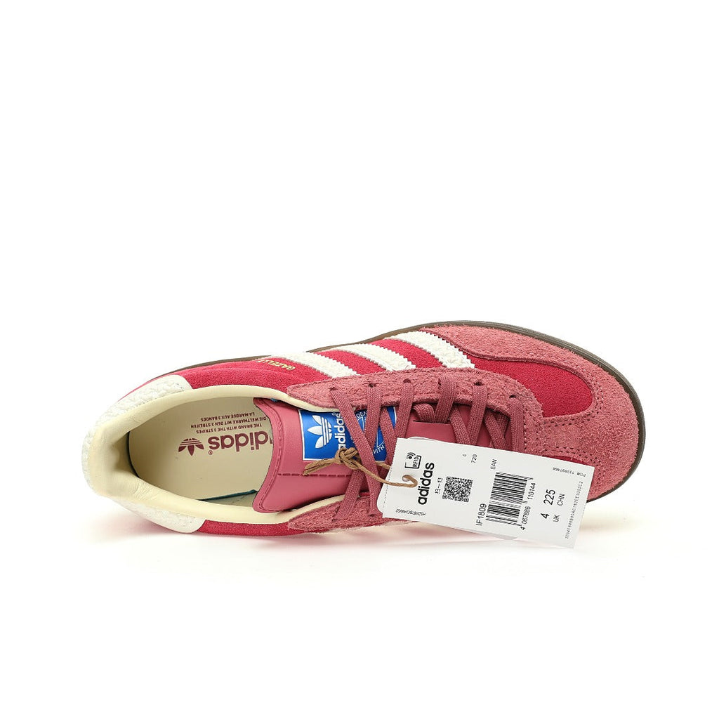 Adidas Originals Gazelle Indoor – Red / Pink / White Dark Gum Suede Low-Top Sneakers