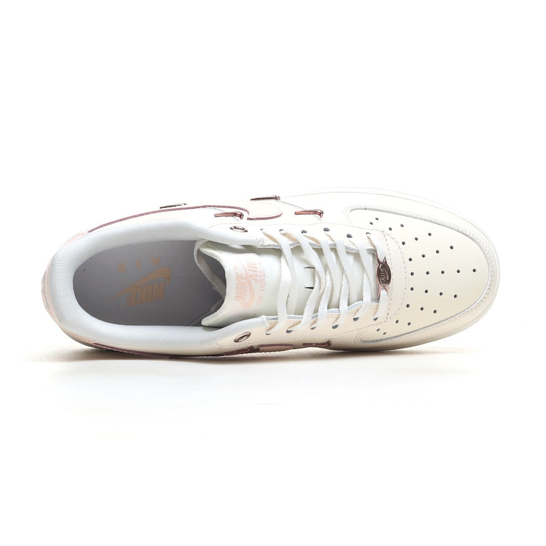 Nike Women's Air Force 1 '07 LX 'Sail / Pink Oxford / Metallic Rose Gold' – Premium Sneaker