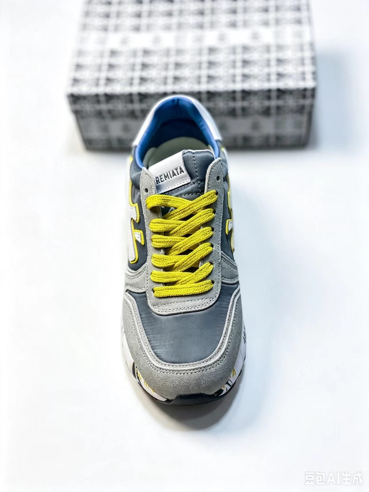 Premiata LANDER 483 Low-Top Sneakers | Union Jack Detail | EU 37–45