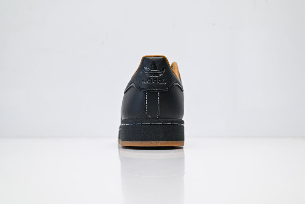 adidas Originals Superstar – Black & White with Tan Accents & Gum Brown Shell Toe