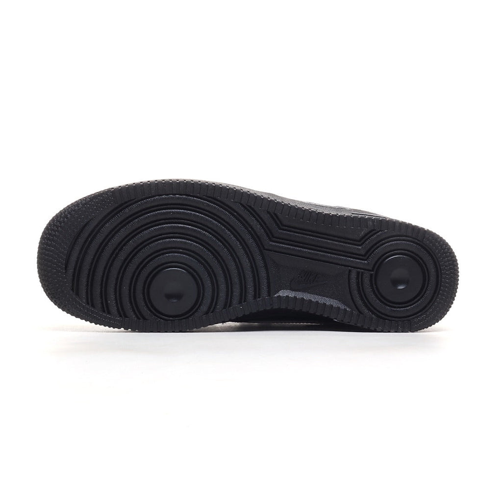Nike Air Force 1 '07 Low 'Black / White' – Custom Thick Cream Rope Laces Edition