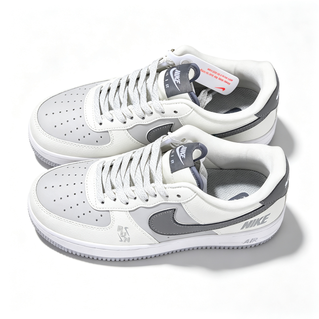 Nike Air Force 1 '07 Low – White & Cool Grey | Classic Unisex Sneakers