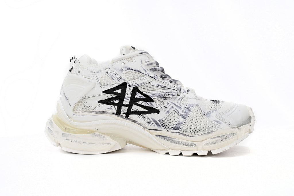 Balenciaga Runner Sneaker – Distressed Low-Top