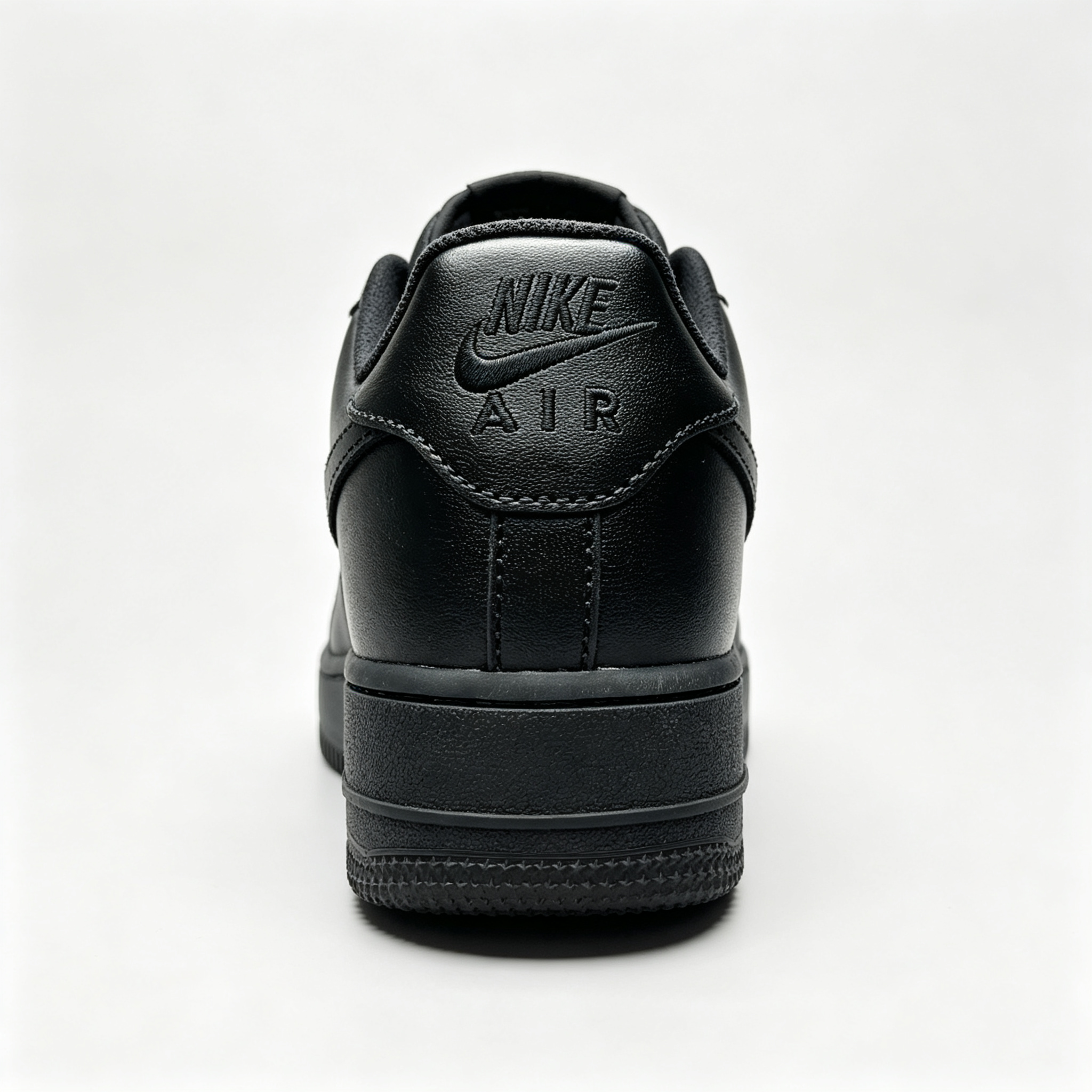 Nike Air Force 1 '07 Low 'Triple Black' – Classic Leather Sneaker