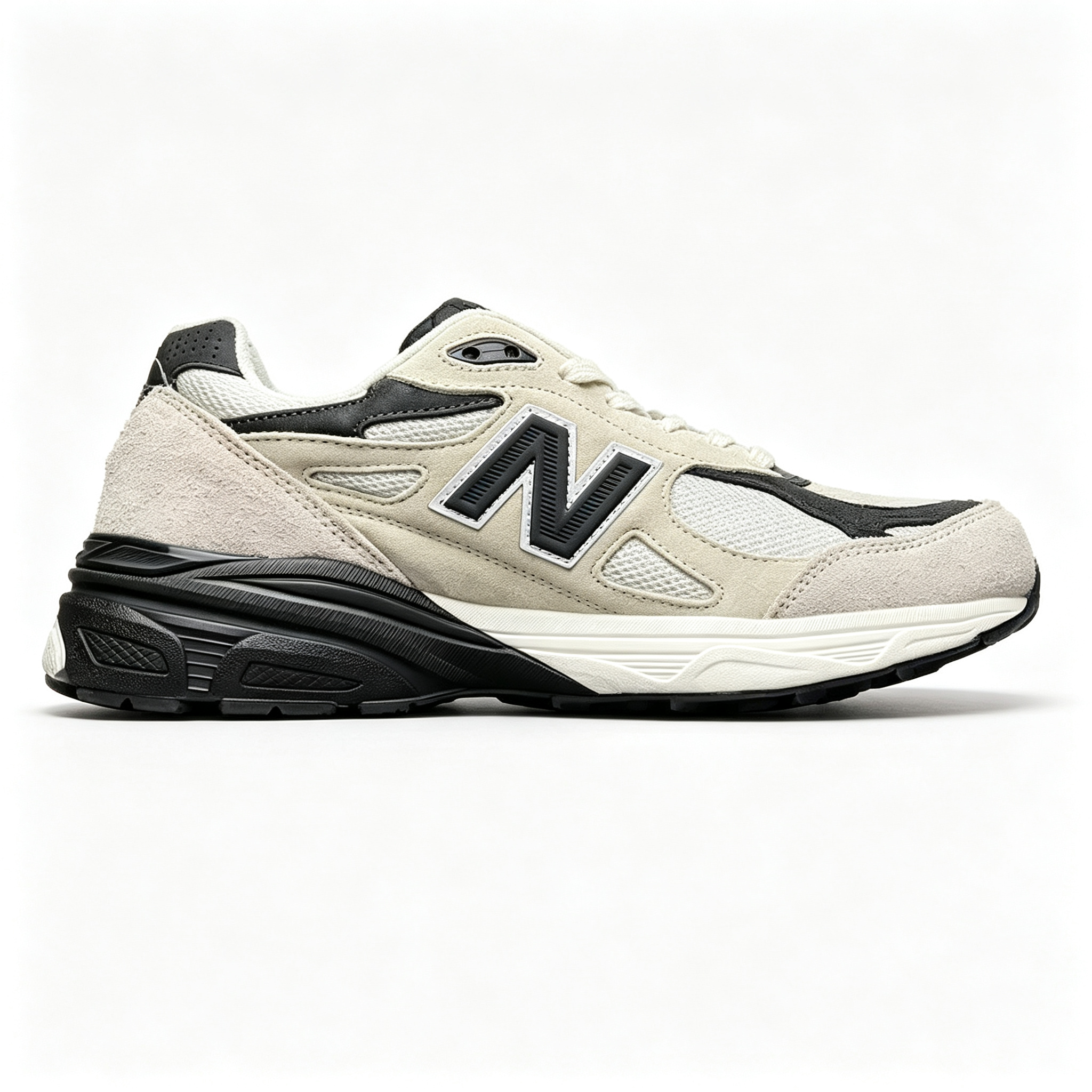 JJJJound x New Balance 990v3 Sneakers — Moonbeam