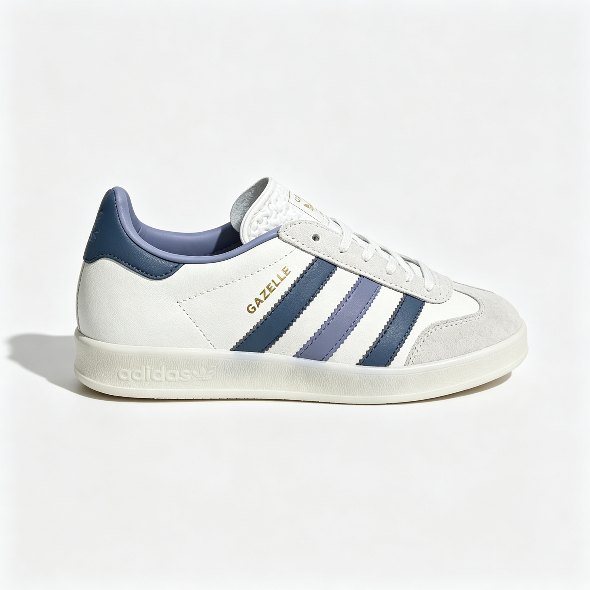 Adidas Originals Gazelle Indoor 'Off White / Dark Blue / Purple'