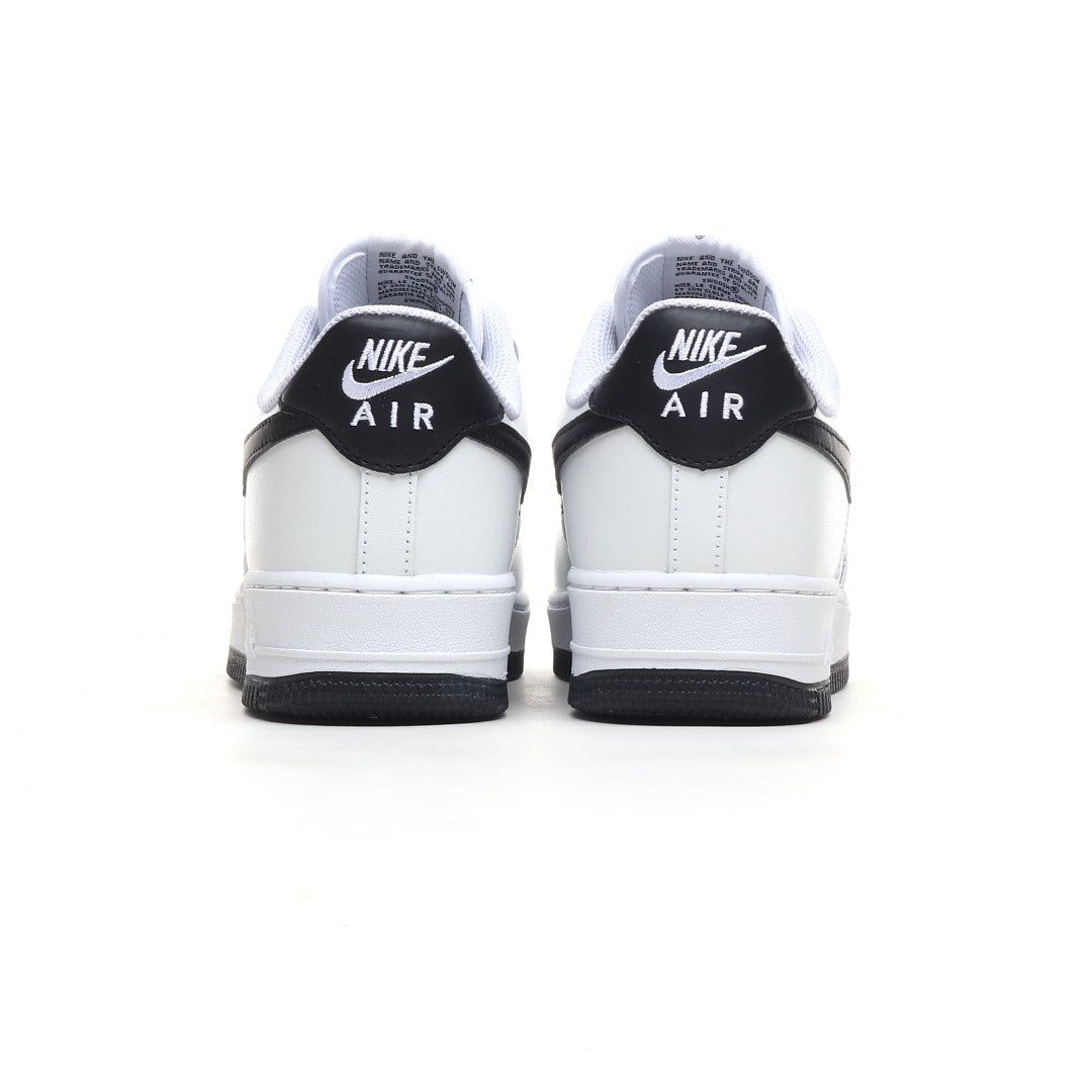 Nike Air Force 1 '07 Low – White/Black Leather Sneakers