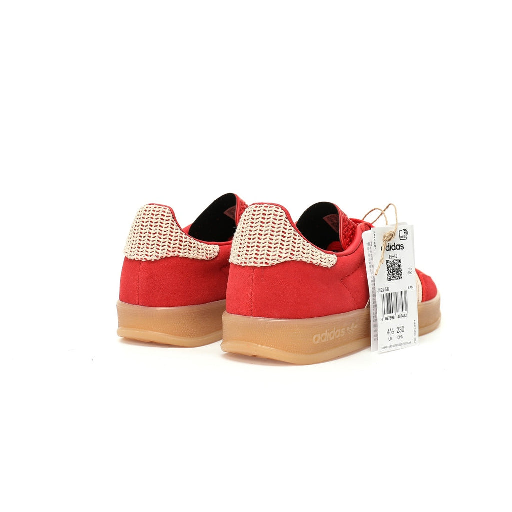 Adidas Originals Gazelle Indoor – Red Crochet / Beige Gum Low-Top Sneakers