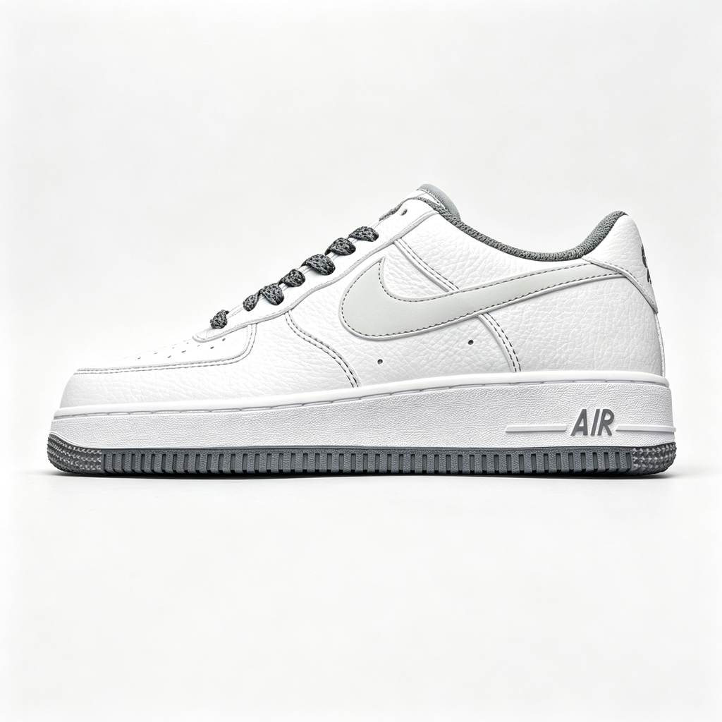 Nike Air Force 1 '07 Low 'Custom White / Grey' – Men's Tonal Sneaker