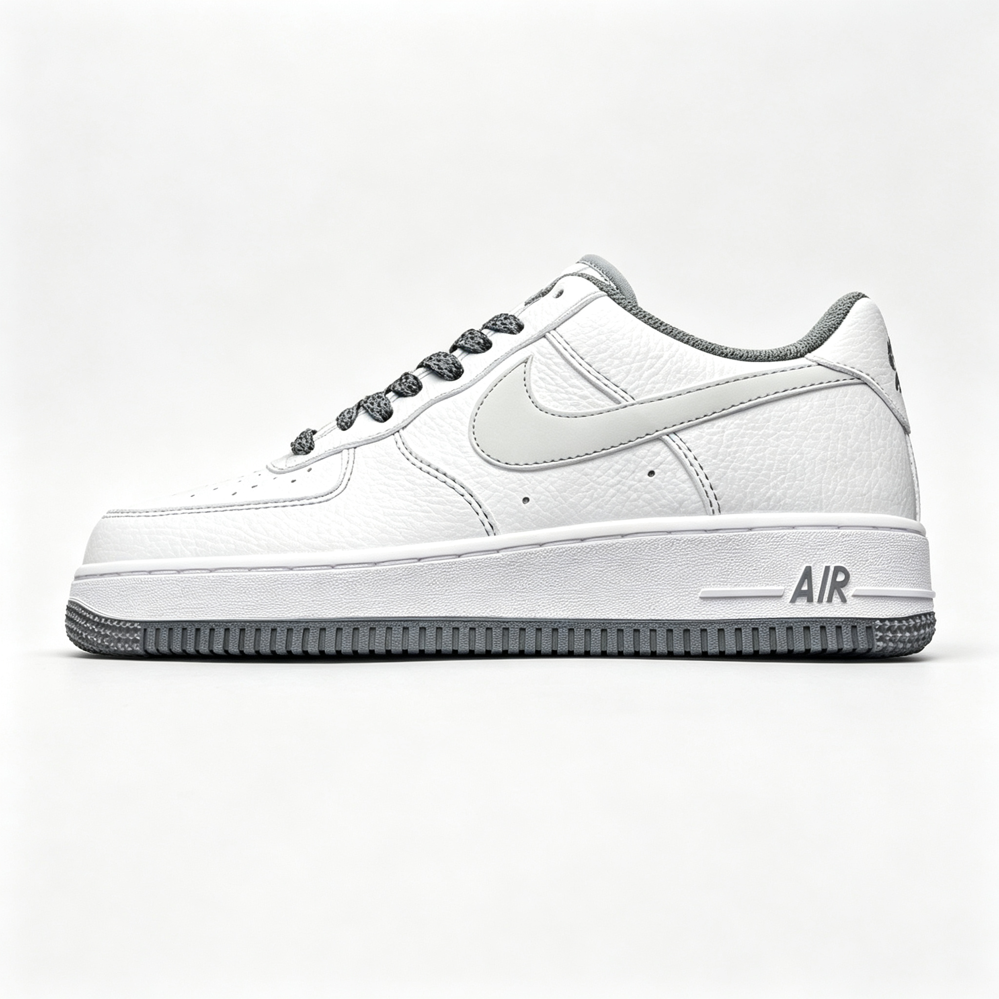 Nike Air Force 1 '07 Low 'Custom White / Grey' – Men's Tonal Sneaker