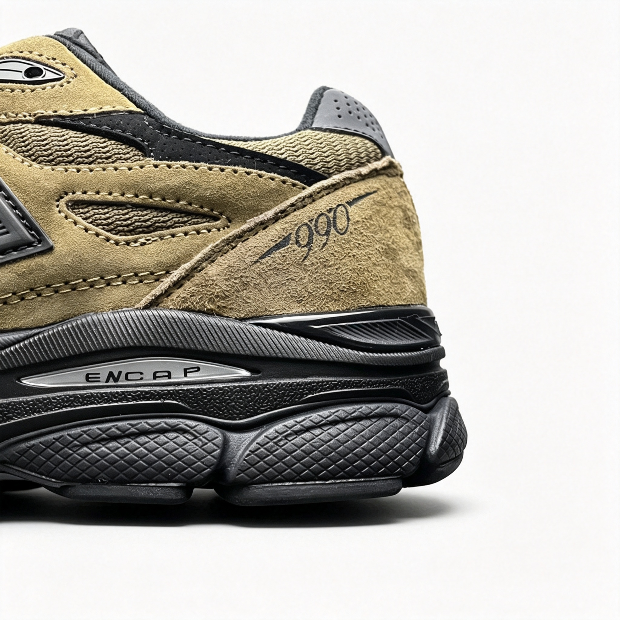 JJJJound x New Balance 990v6 Sneakers —【Tan‑Black】
