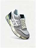 Premiata Retro Low-Top Sneakers | Grey & White | Suede & Cowhide | EU 38–45
