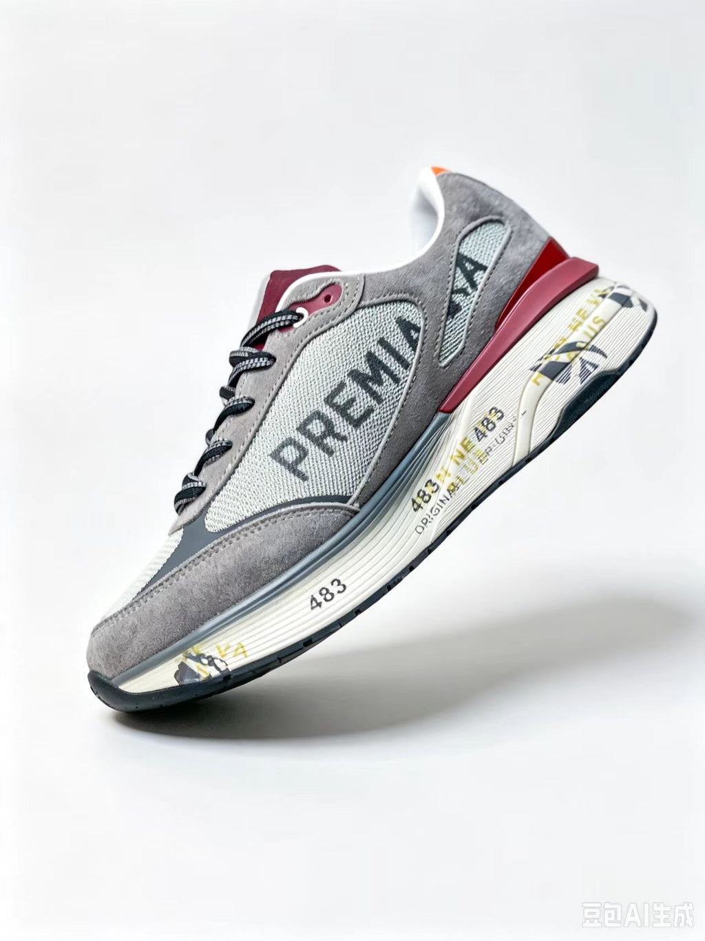 Premiata Moerun 6822 Low-Top Sneakers | Union Jack Detail | EU 37–45