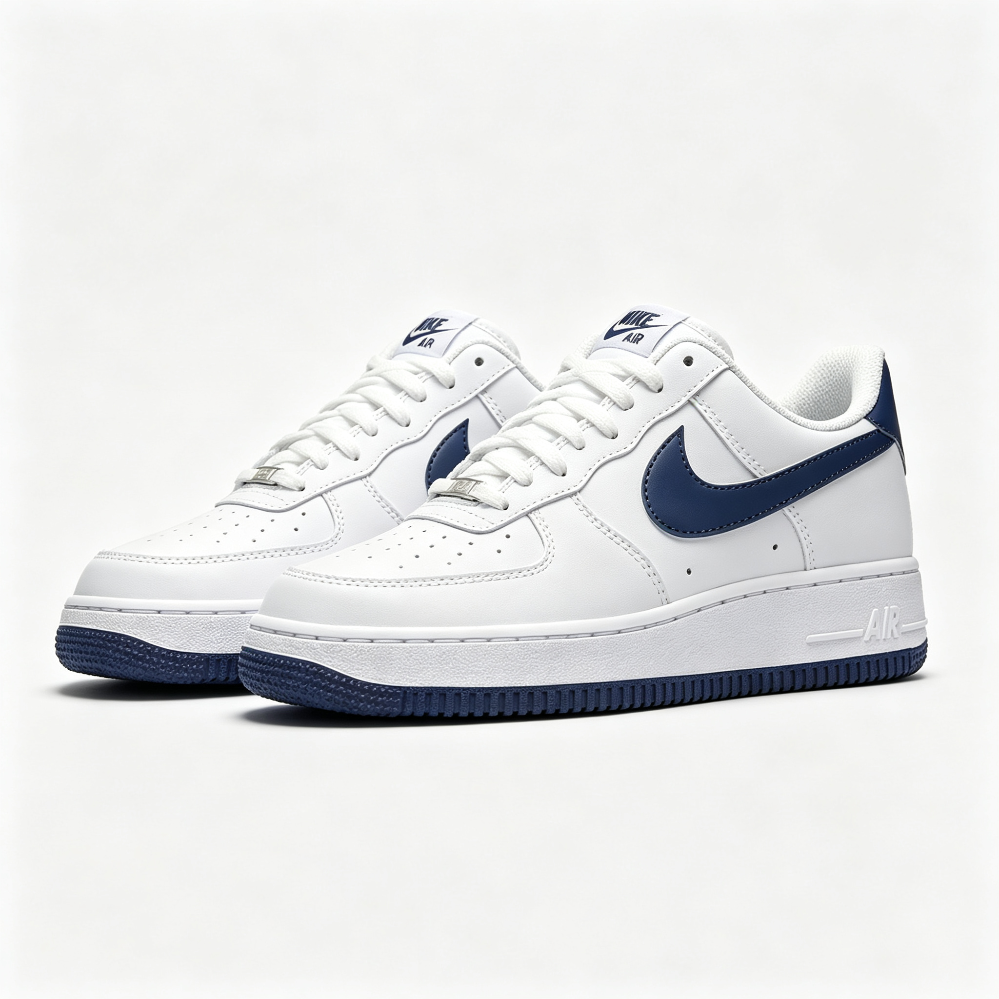 Nike Air Force 1 '07 Low – White / Midnight Navy