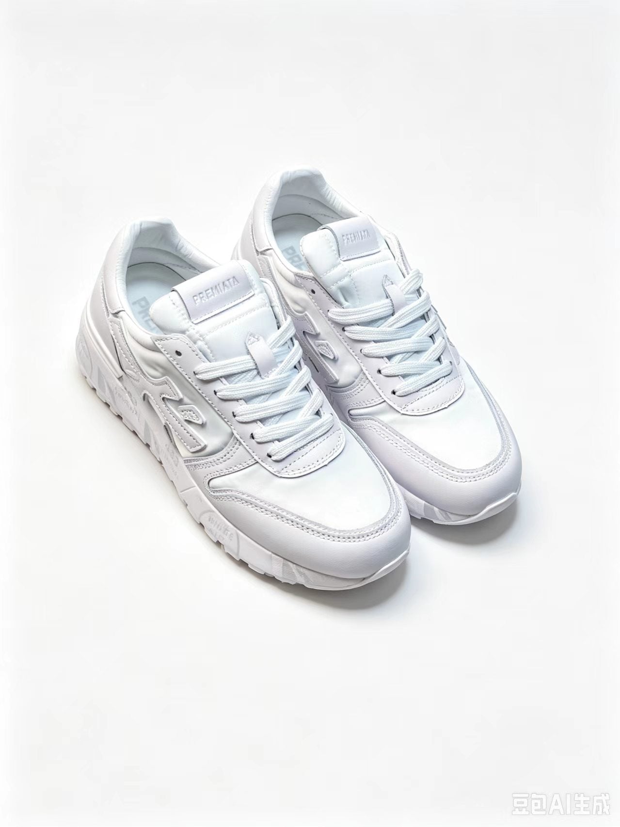 Premiata Retro Low-Top Sneakers | White | Suede & Cowhide | EU 38–45
