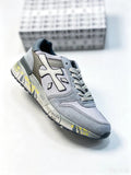 Premiata LANDER 483 Low-Top Sneakers | Union Jack Detail | EU 37–45