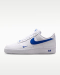 Nike Air Force 1 '07 White and Hyper Royal Blue Sneakers