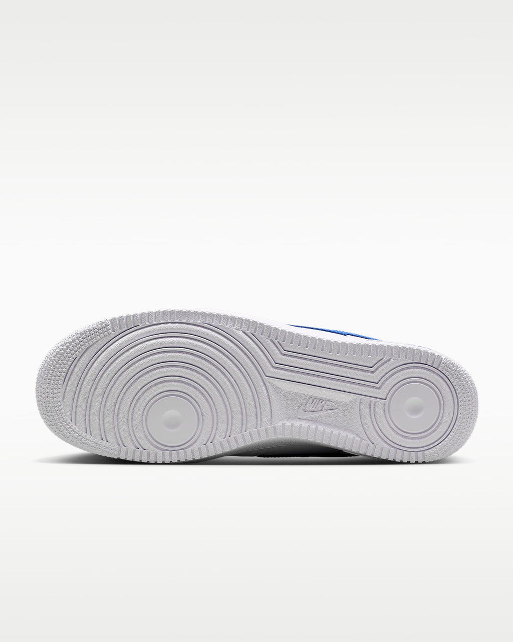 Nike Air Force 1 '07 White and Hyper Royal Blue Sneakers