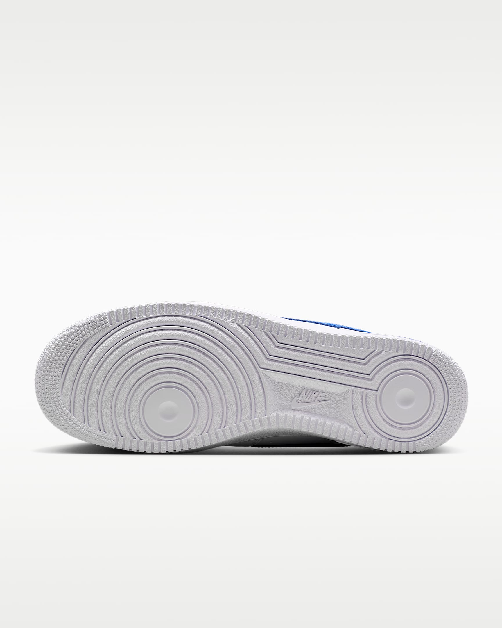 Nike Air Force 1 '07 White and Hyper Royal Blue Sneakers