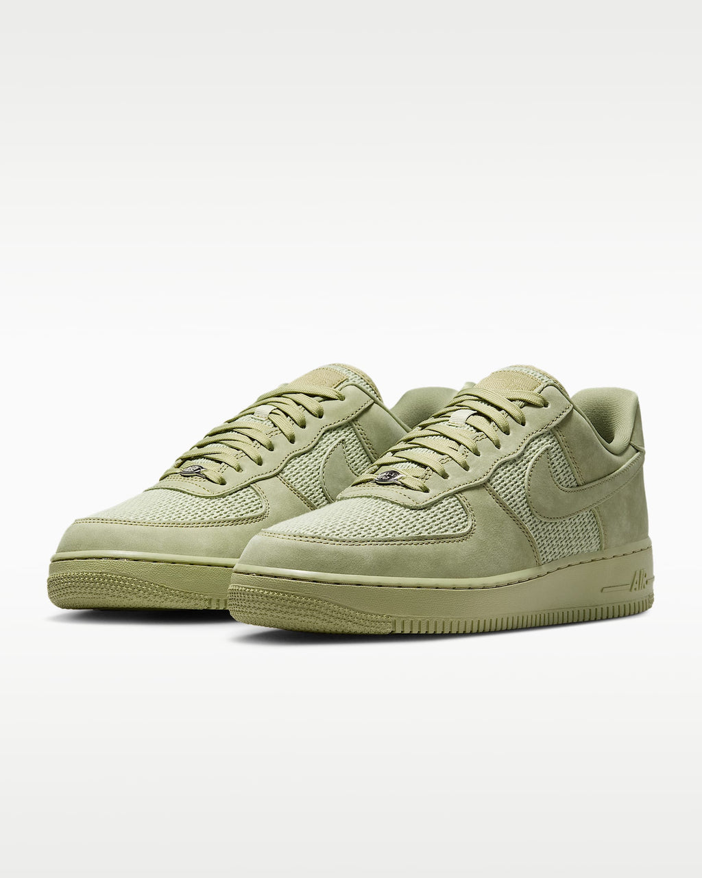 Nike Air Force 1 '07 Olive Aura Mesh Sneakers