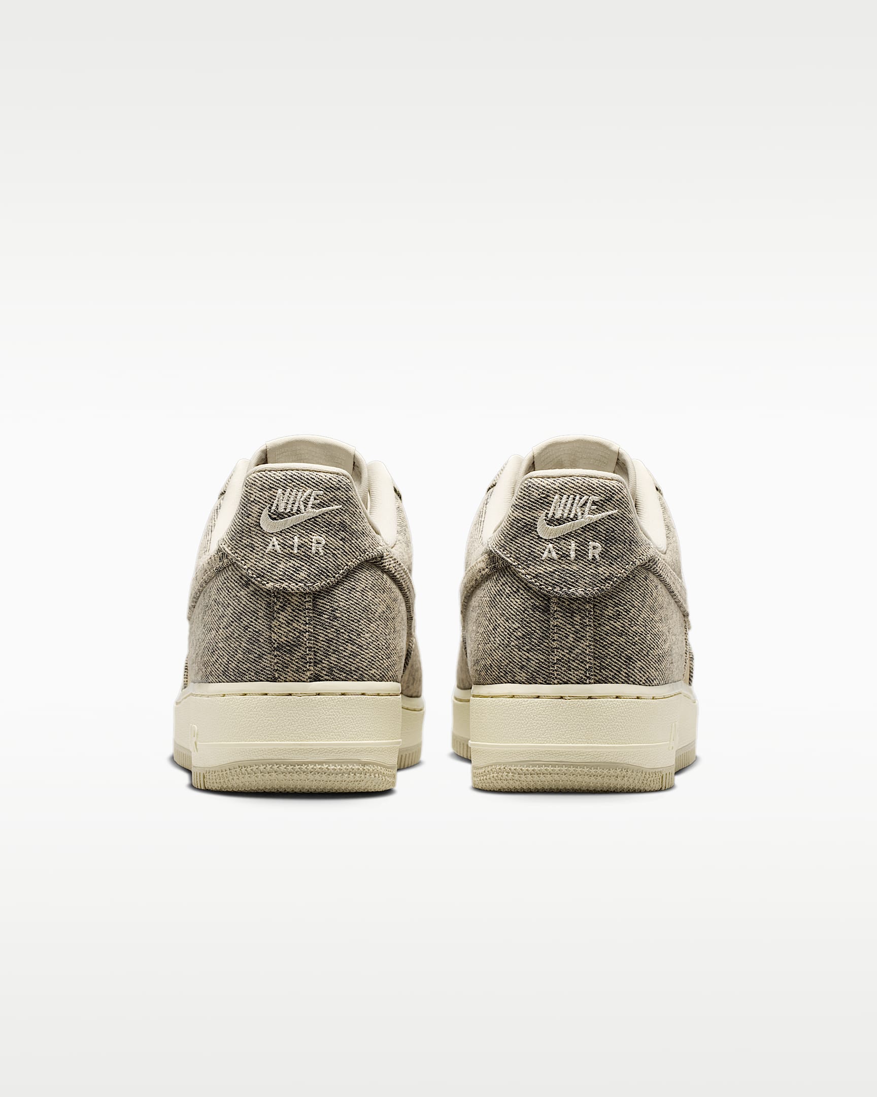 Nike Air Force 1 '07 Rattan Beige Denim Sneakers