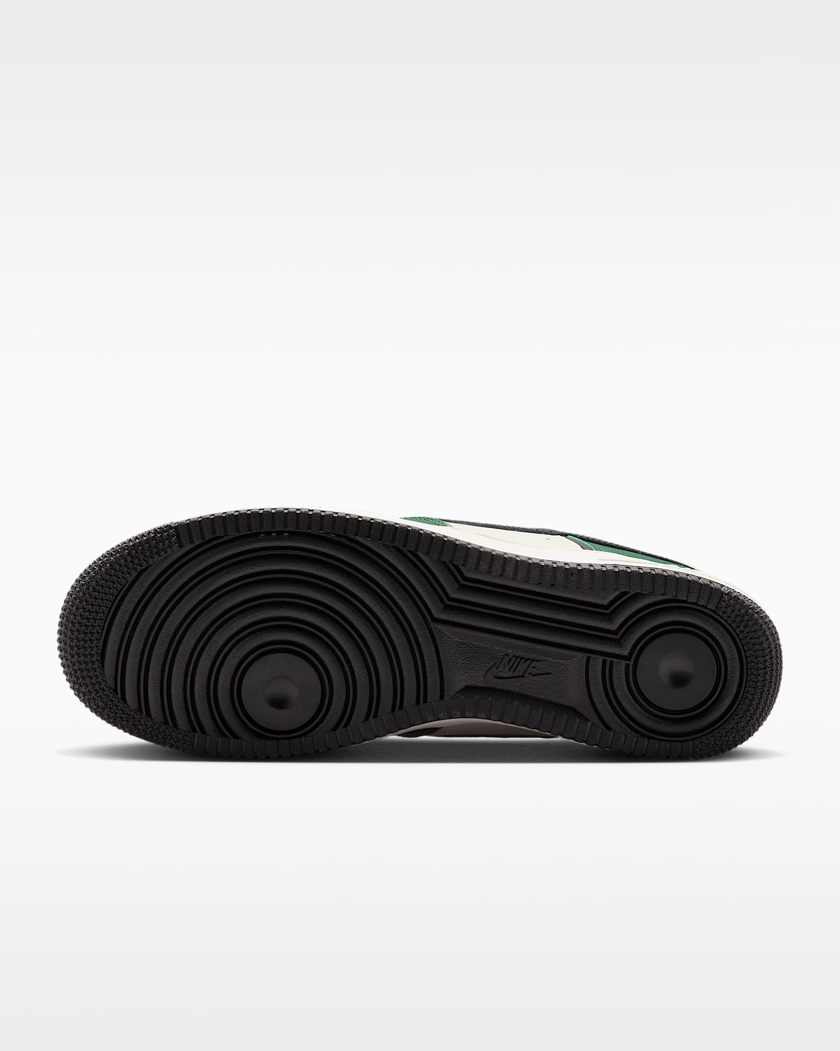 Nike Air Force 1 '07 Green Off-White Black Swoosh Sneakers