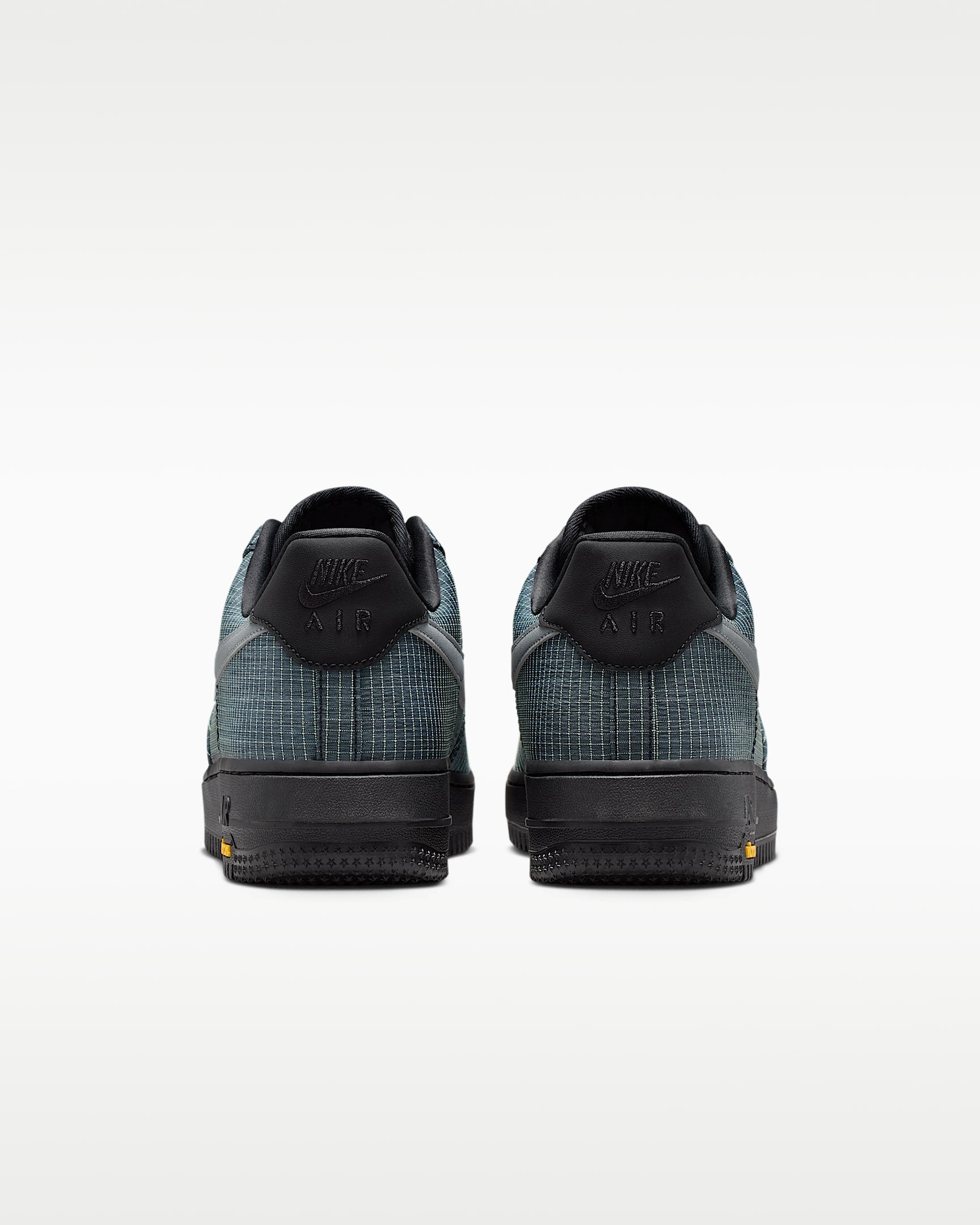 Nike Air Force 1 '07 Teal Grid Fabric Vibram Outsole Sneakers