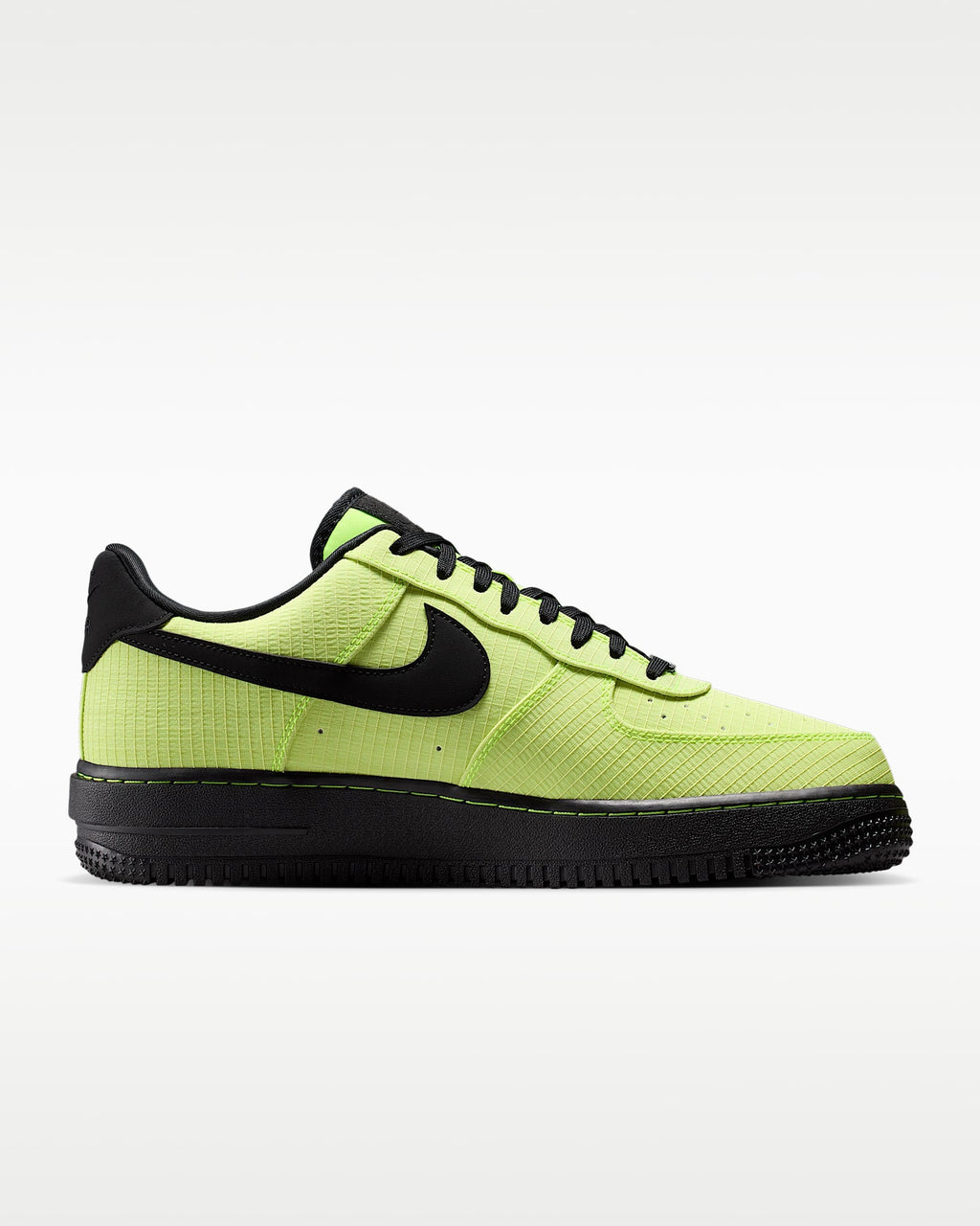 Nike Air Force 1 '07 Volt Grid Fabric Vibram Outsole Sneakers