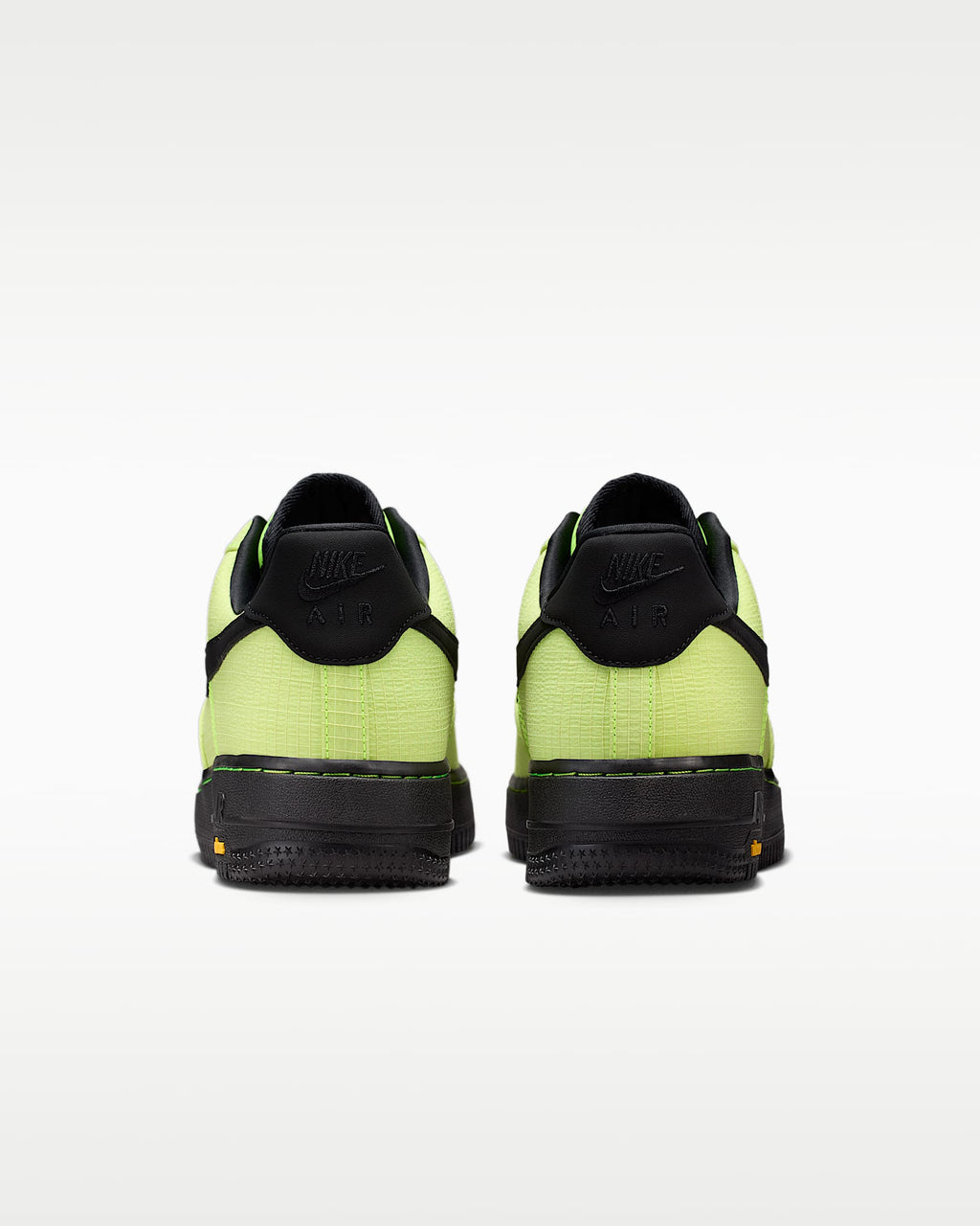 Nike Air Force 1 '07 Volt Grid Fabric Vibram Outsole Sneakers
