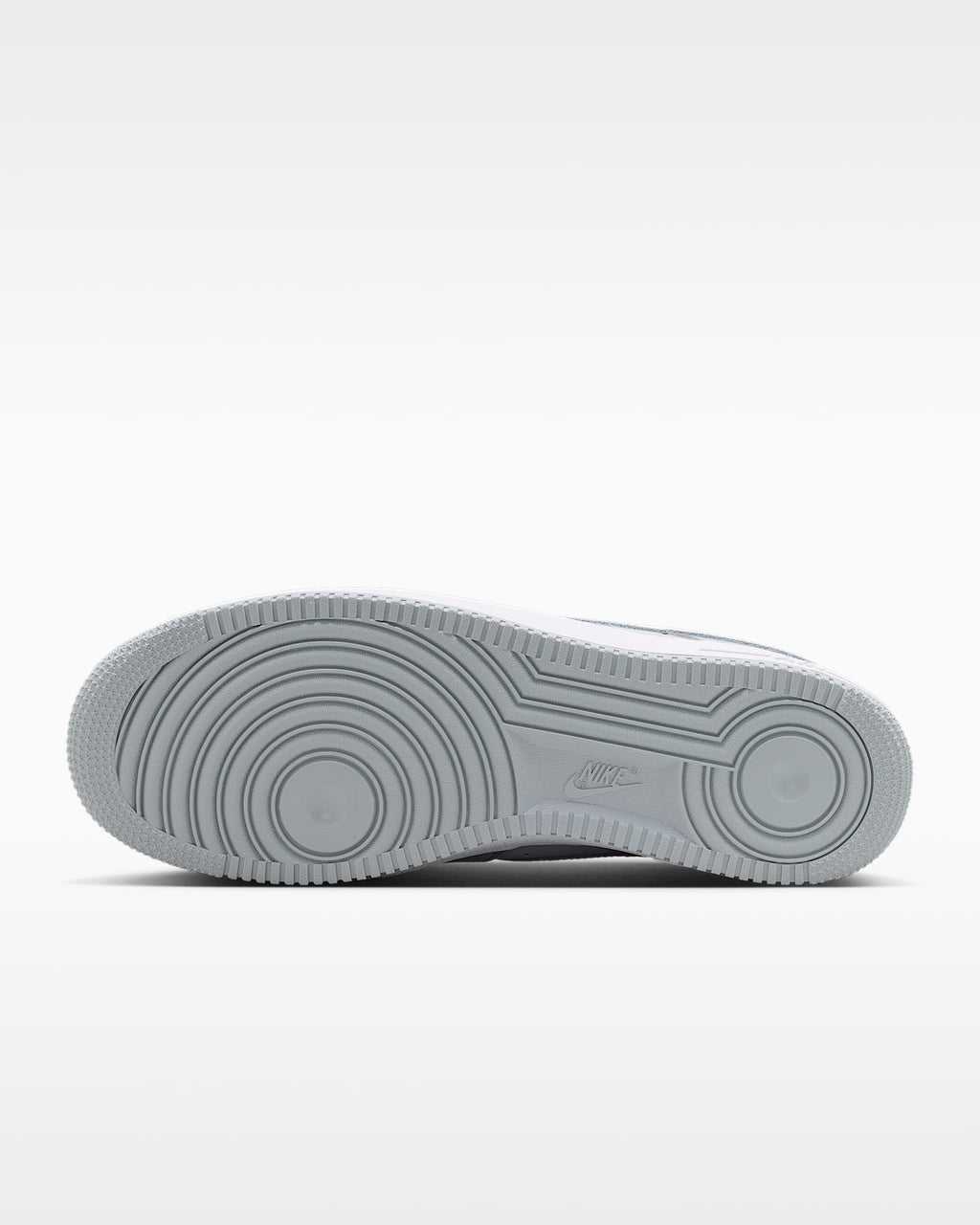 Nike Air Force 1 '07 Wolf Grey White Mini Swoosh Sneakers